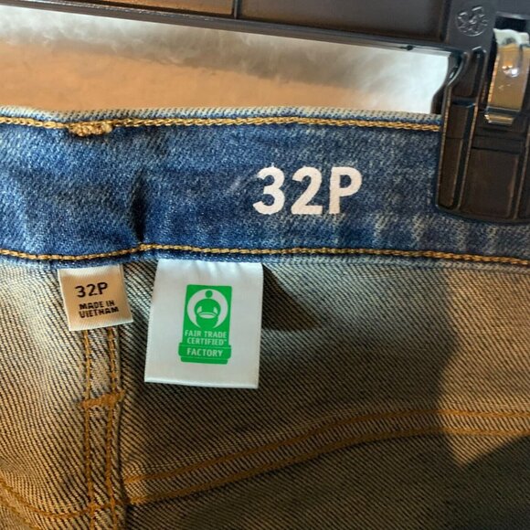 J. Crew Women's Vintage Slim Straight Raw Hem Jeans Medium Wash Size 32P 9551 - Picture 9 of 16